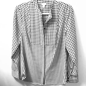 Plaid J Crew Blouse